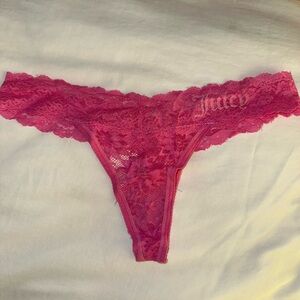 Juicy Couture Fuchsia Lace Panty